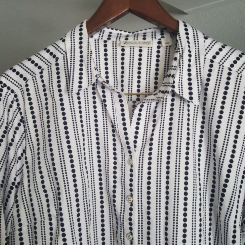 New York & Co., Button Down Blouse, Size L